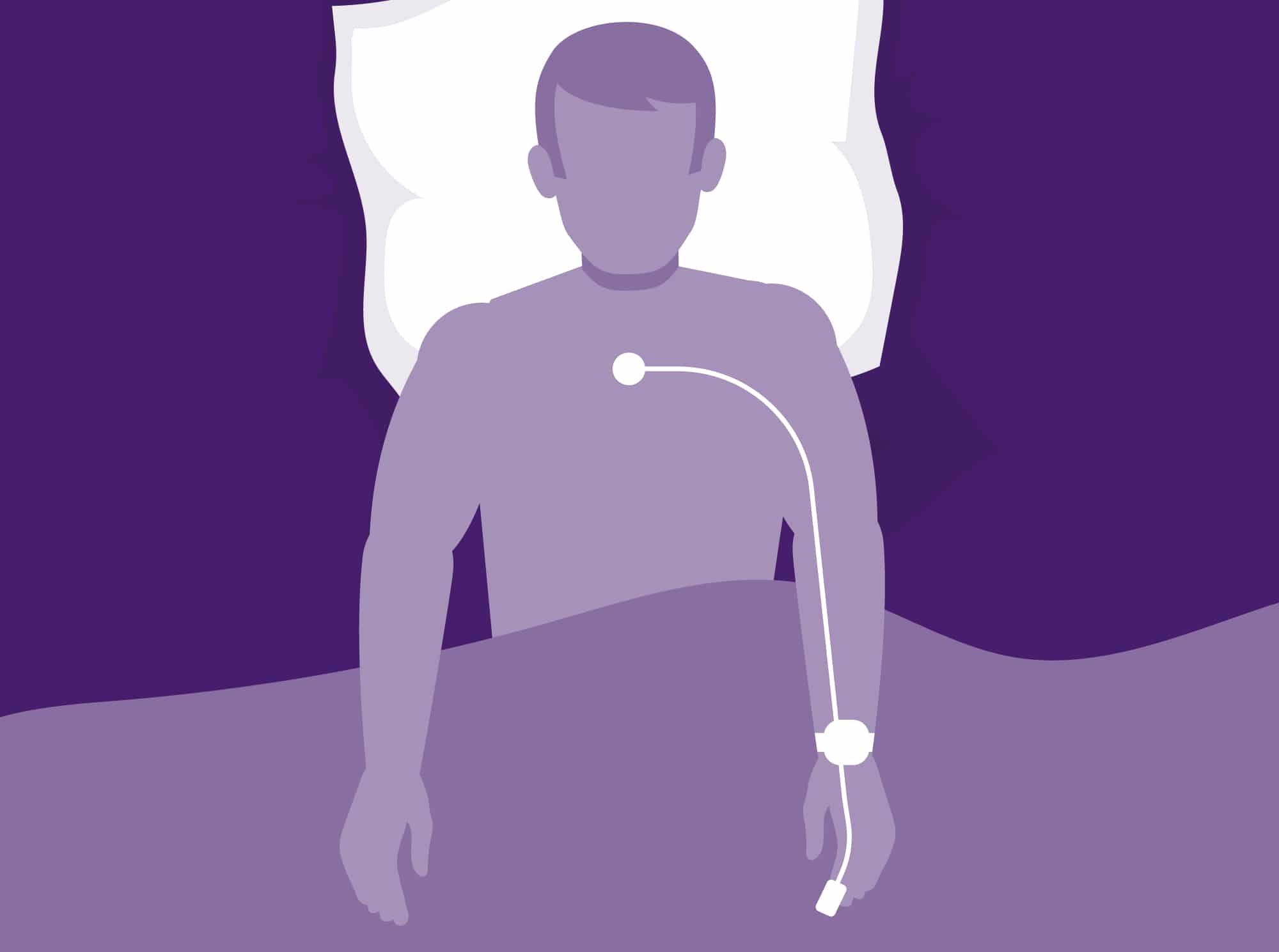 Home sleep study equipment rendering used by Longmont Dental Loft